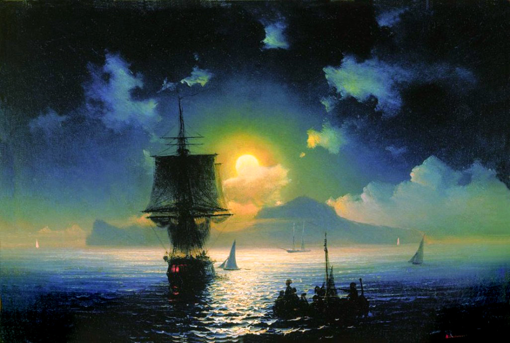 A Lunar night on Capri