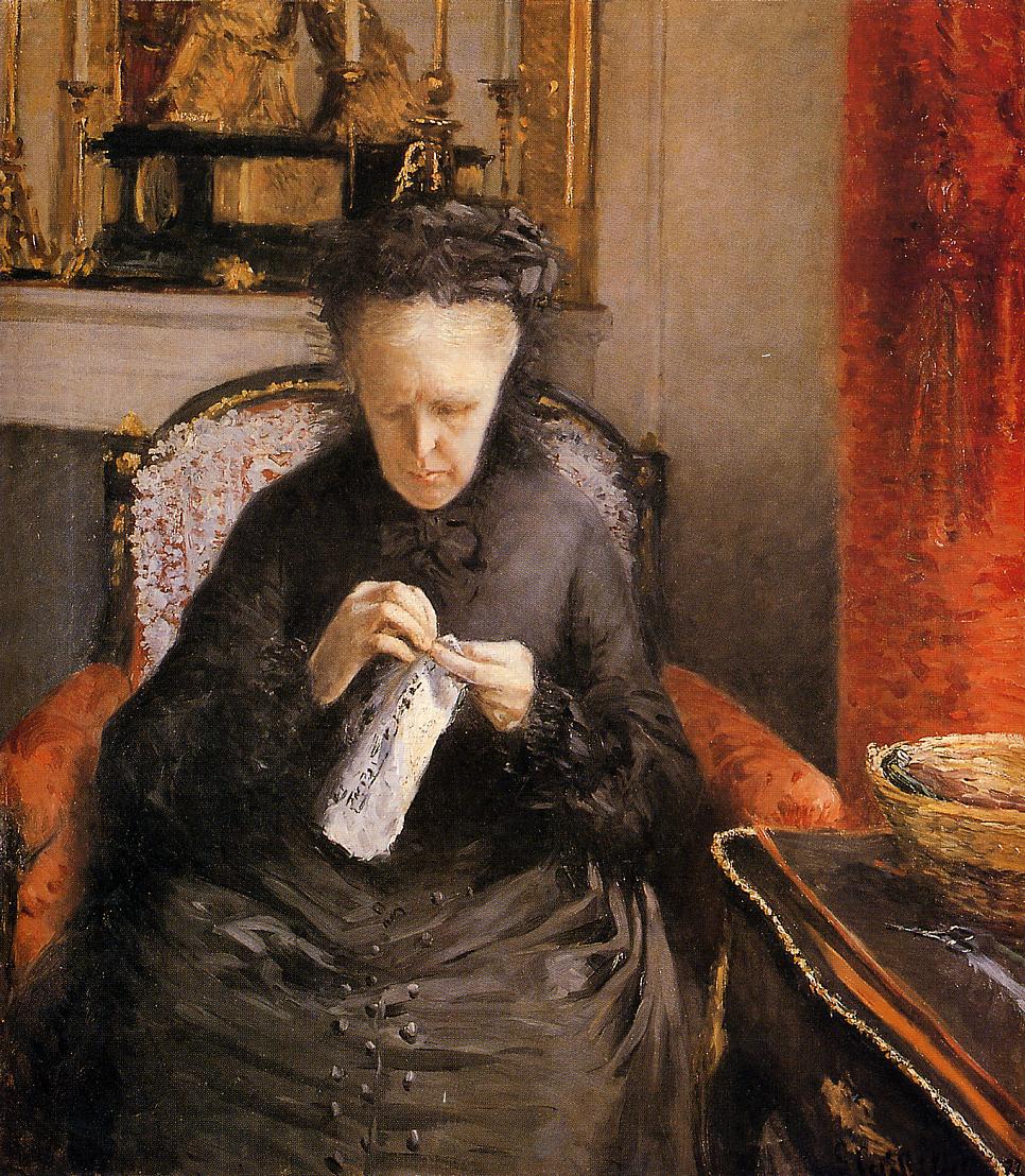 Portrait de Madame Martial Caillebote (La Mère de l'Artiste)