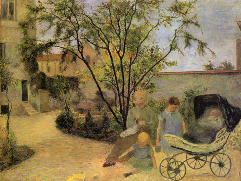 The Family In The Garden Rue Carcel
