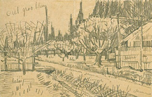 Sketch by van Gogh