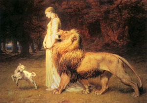 Una and the Lion